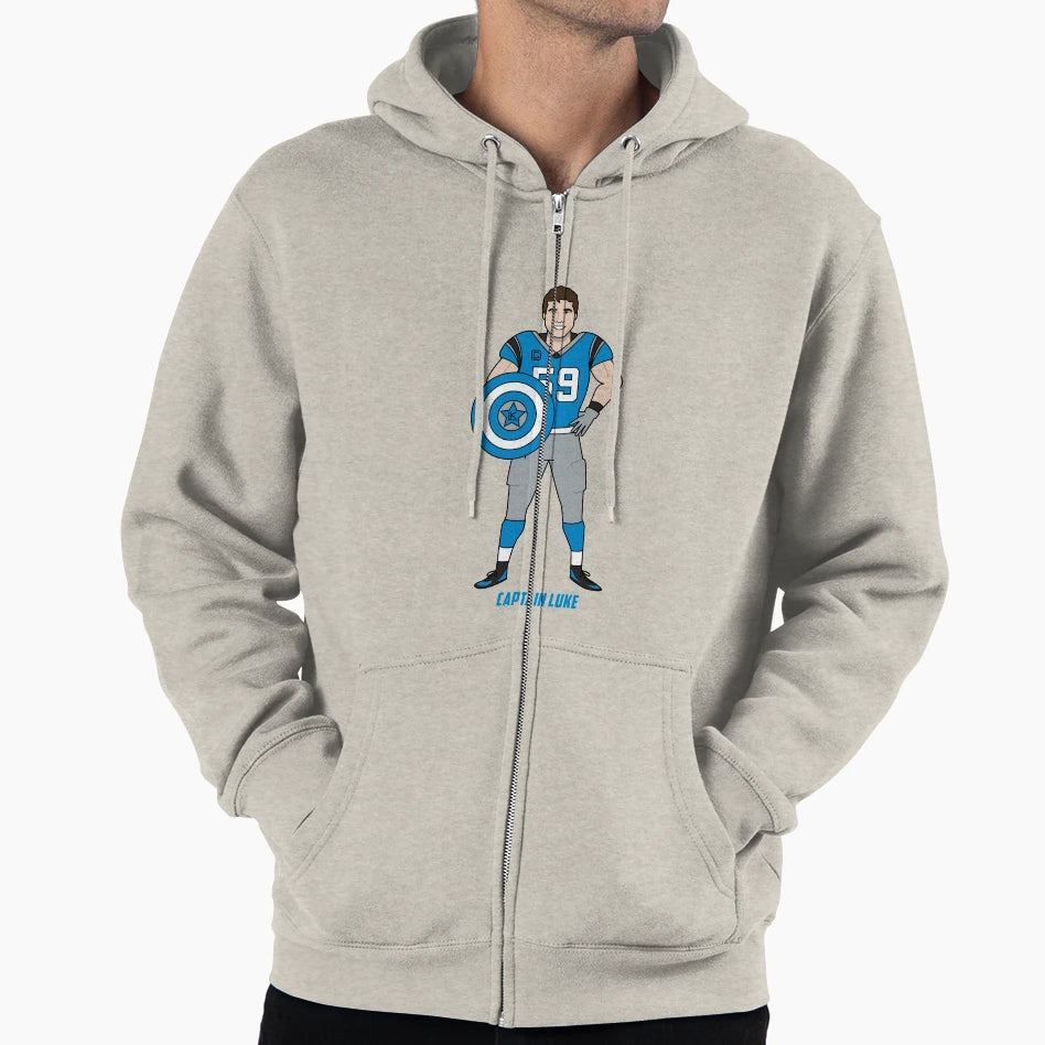 Captain Luke Hoodie - Unique Graphic Men Women - T-Shirt, Sweatshirt, Hoodie