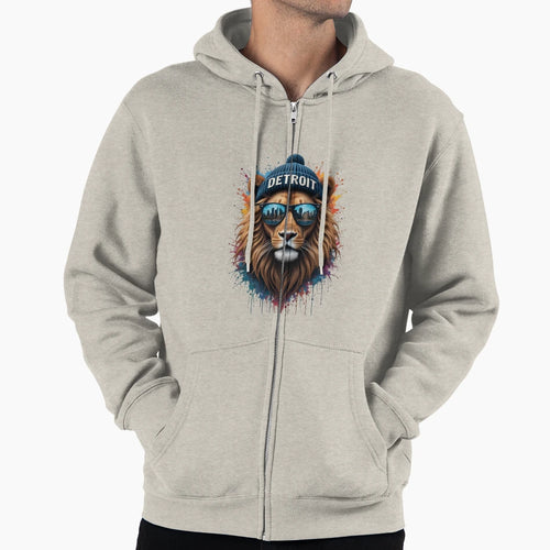 Detroit Lions Rocks Hoodie - Trendy Graphic for Adults - T-Shirt, Sweatshirt, Hoodie