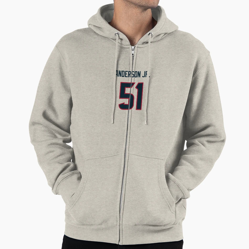 Anderson Jr Houston Hoodie - Trendy Graphic for Adults - T-Shirt, Sweatshirt, Hoodie