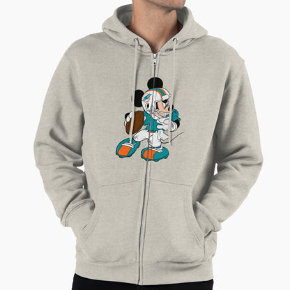Miami Dolphins Logo Hoodie - Casual Everyday Wear Men Women - T-Shirt, Sweatshirt, Hoodie