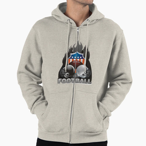 American Football Hoodie - Minimalist Print for Adults - T-Shirt, Sweatshirt, Hoodie