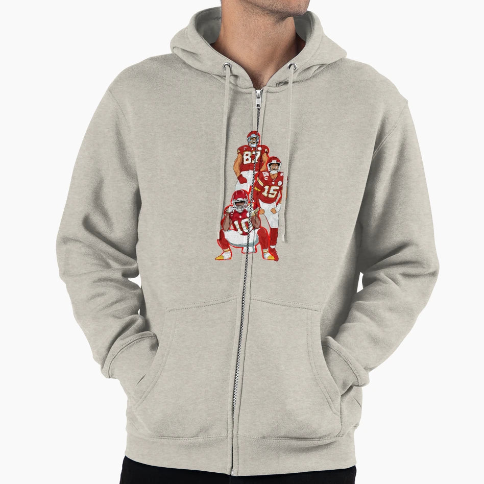 Chiefs Hoodie - Unique Graphic for Adults - T-Shirt, Sweatshirt, Hoodie
