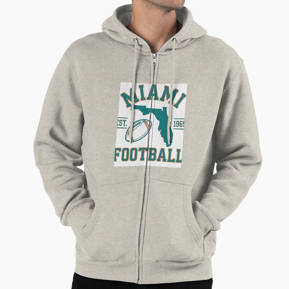 Miami Dolphins Hoodie - Fun Novelty Design Men Women - T-Shirt, Sweatshirt, Hoodie