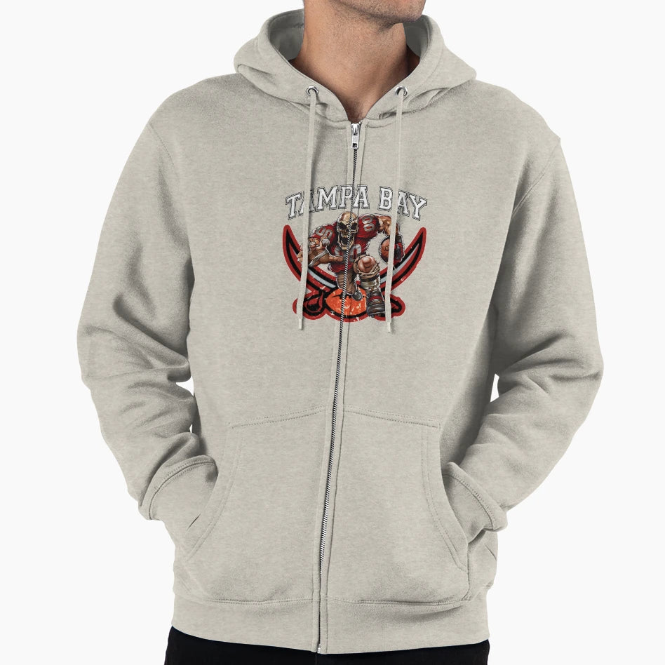 Tampa Bay Football Hoodie - Custom Art Print Men Women - T-Shirt, Sweatshirt, Hoodie