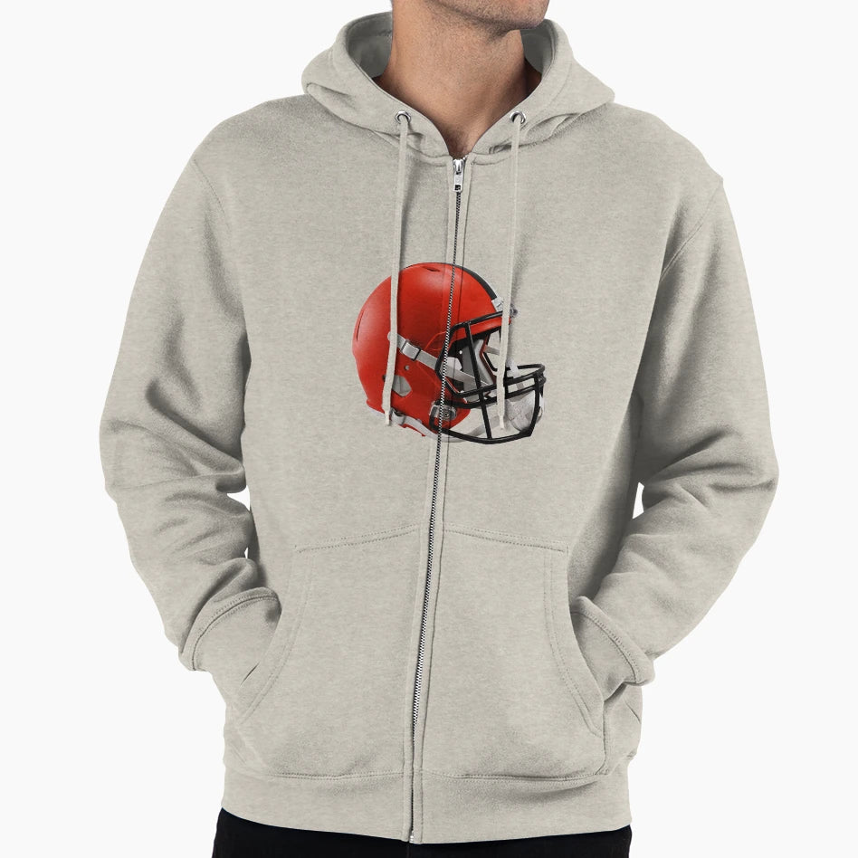 Helmet Browns Icon Hoodie - Minimalist Print Unisex - T-Shirt, Sweatshirt, Hoodie