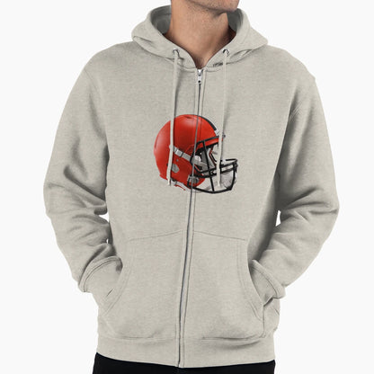 Helmet Browns Icon Hoodie - Minimalist Print Unisex - T-Shirt, Sweatshirt, Hoodie