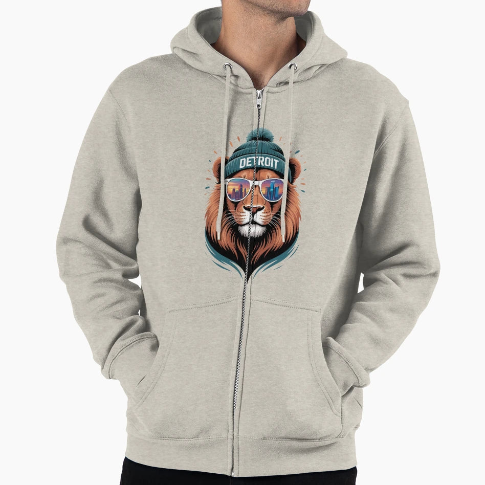 Detroit Team Hoodie - Graphic Print for Adults - T-Shirt, Sweatshirt, Hoodie