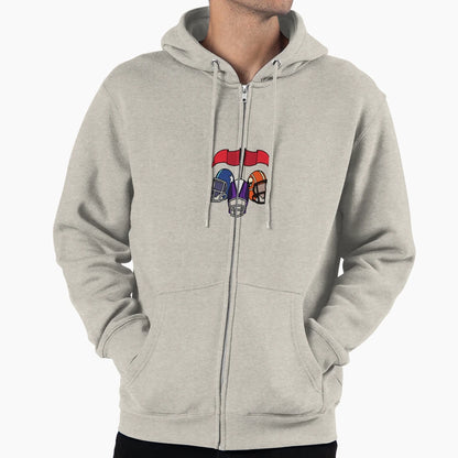 Quarterback Hoodie - Casual Everyday Wear Men Women - T-Shirt, Sweatshirt, Hoodie