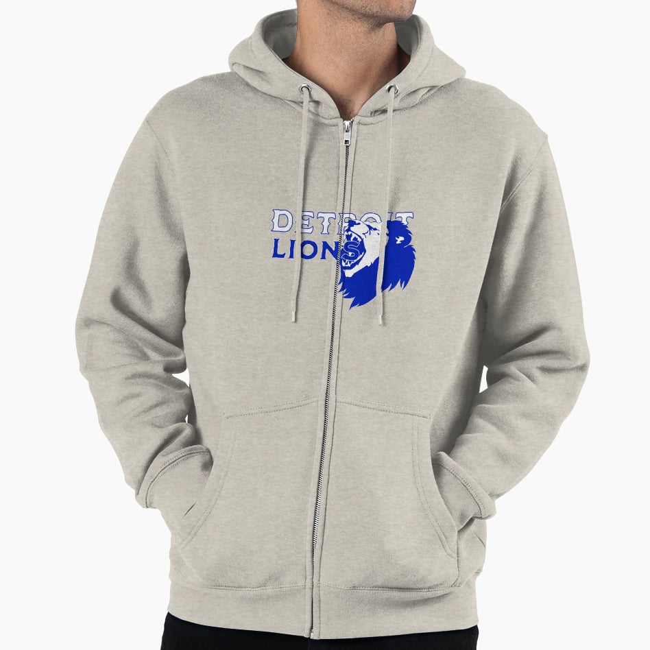 Detroit Lions Hoodie - Custom Art Print for Adults - T-Shirt, Sweatshirt, Hoodie