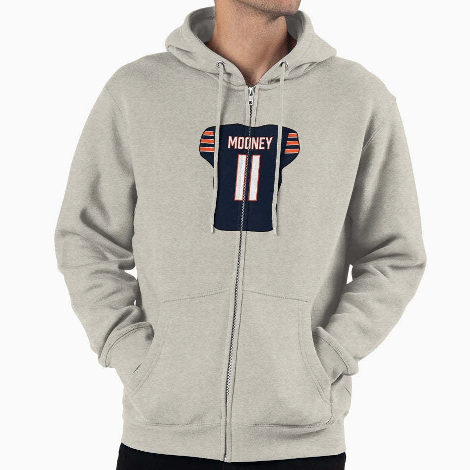 Darnell Mooney Jersey Hoodie - Fun Novelty Design Men Women - T-Shirt, Sweatshirt, Hoodie
