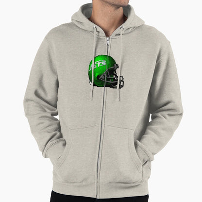 Jets Helmet Sprite Hoodie - Novelty Apparel Men Women - T-Shirt, Sweatshirt, Hoodie