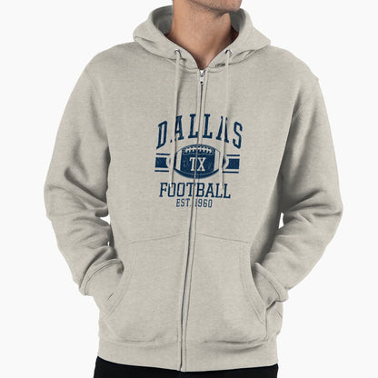 Distressed Dallas Cowboys Football Hoodie - Custom Art Print Men Women - T-Shirt, Sweatshirt, Hoodie