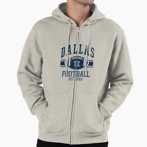 Distressed Dallas Cowboys Football Hoodie - Custom Art Print Men Women - T-Shirt, Sweatshirt, Hoodie