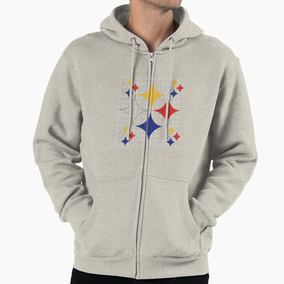 Hypocycloid Pittsburgh Sports Patterns Hoodie - Graphic Print Men Women - T-Shirt, Sweatshirt, Hoodie