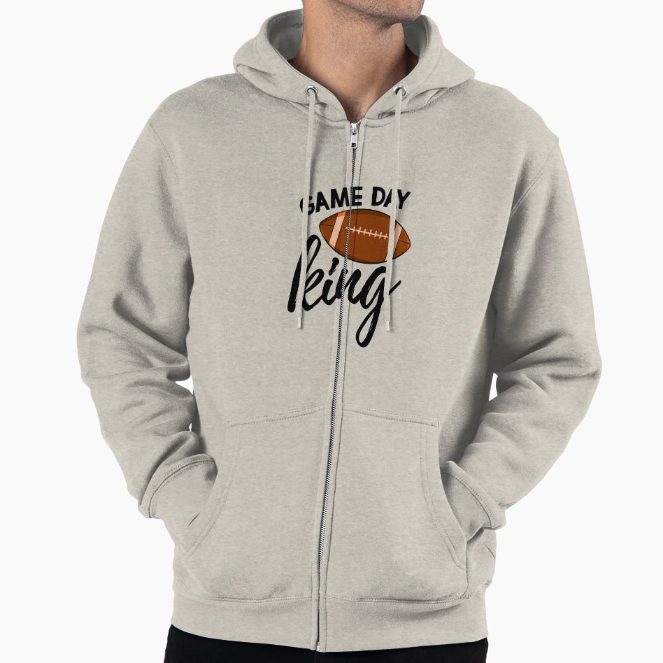Game Day King Hoodie - Aesthetic Graphic for Adults - T-Shirt, Sweatshirt, Hoodie