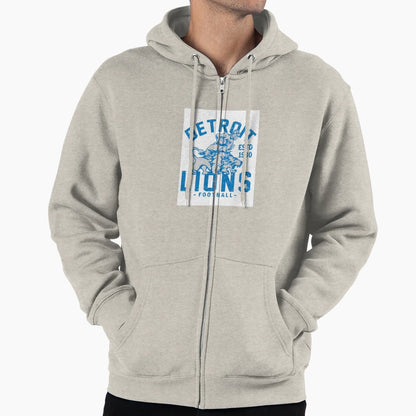 Detroit Lions Football Hoodie - Graphic Print Unisex - T-Shirt, Sweatshirt, Hoodie