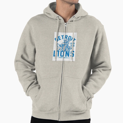 Detroit Lions Football Hoodie - Graphic Print Unisex - T-Shirt, Sweatshirt, Hoodie