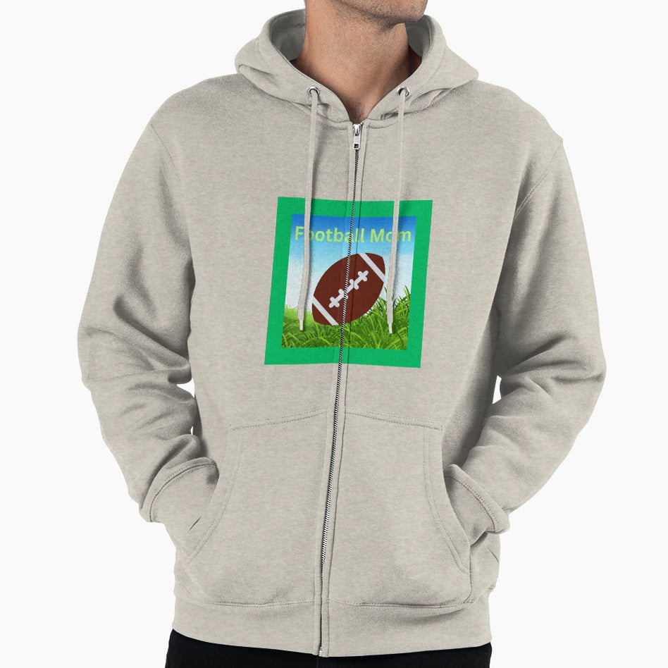 Football Mom Hoodie - Graphic Print for Adults - T-Shirt, Sweatshirt, Hoodie