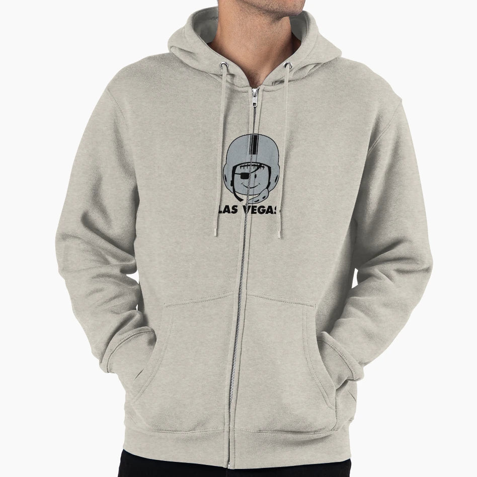 Las Vegas Smile Pirate Raider Eye Helmet Hoodie - Trendy Graphic for Adults - T-Shirt, Sweatshirt, Hoodie