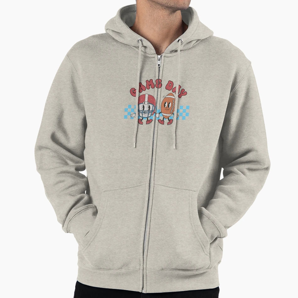 Groovy Baseball Game Day Mom Baseball Hoodie - Novelty Apparel for Adults - T-Shirt, Sweatshirt, Hoodie