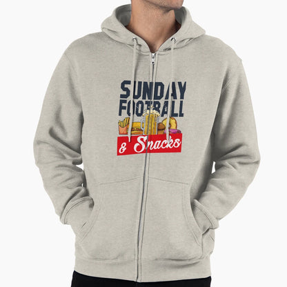 Funny Game Day Food Lover Hoodie - Graphic Print for Adults - T-Shirt, Sweatshirt, Hoodie