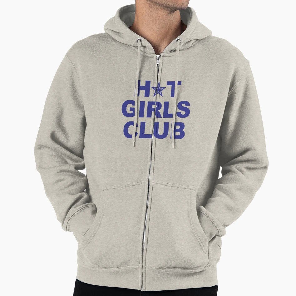 Hot Club Blue Variant Hoodie - Minimalist Print for Adults - T-Shirt, Sweatshirt, Hoodie