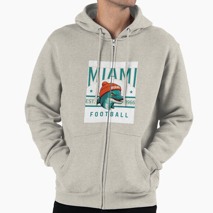 Miami Dolphins Hoodie - Custom Art Print for Adults - T-Shirt, Sweatshirt, Hoodie