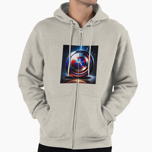 America Shield Hoodie - Casual Everyday Wear for Adults - T-Shirt, Sweatshirt, Hoodie