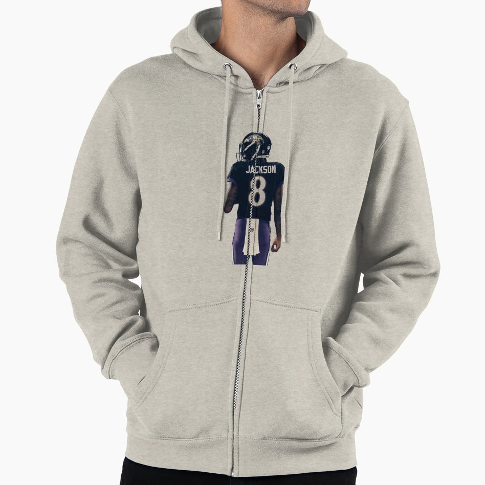 Jackson 8 Hoodie - Custom Art Print for Adults - T-Shirt, Sweatshirt, Hoodie