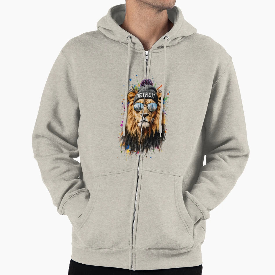 Detroit Rocks Hoodie - Minimalist Print Unisex - T-Shirt, Sweatshirt, Hoodie