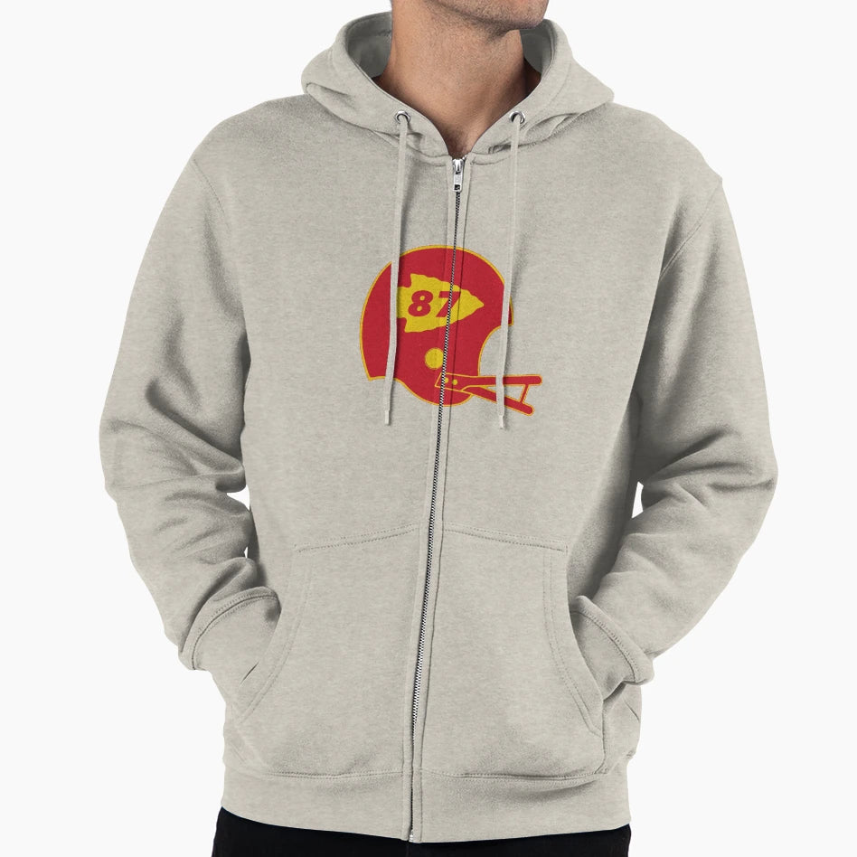 Kc Helmet 87 Hoodie - Trendy Graphic Unisex - T-Shirt, Sweatshirt, Hoodie